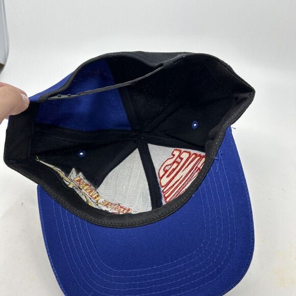 NASCAR Hastings "Drive Hard" Snapback Hat, Blue/Black Colorblock - Picture 4 of 4